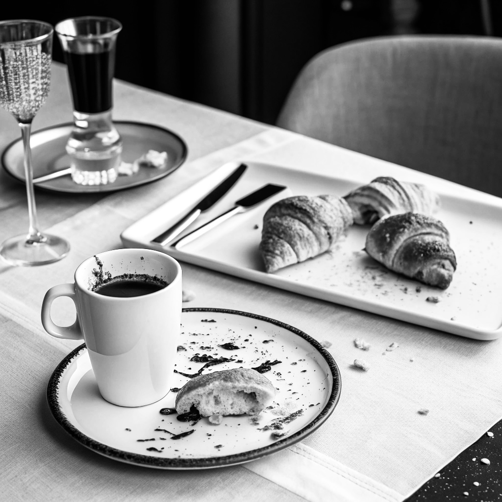 Gyász és búcsú egy olasz reggeli emlékében – félig megívott cappuccino, félig megevett croissant az asztalon, a hála érzésével.